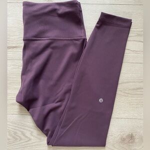 Lululemon Align Ribbed High-Rise Leggings 
28”
